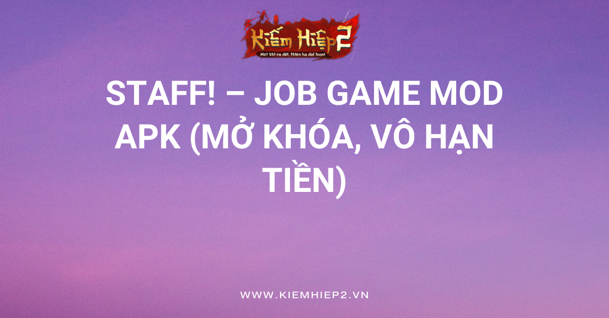 Staff! – Job Game MOD APK